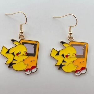 Pokemon gameboy earrings